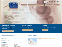 Tablet Screenshot of clinicajardimeuropa.com.br